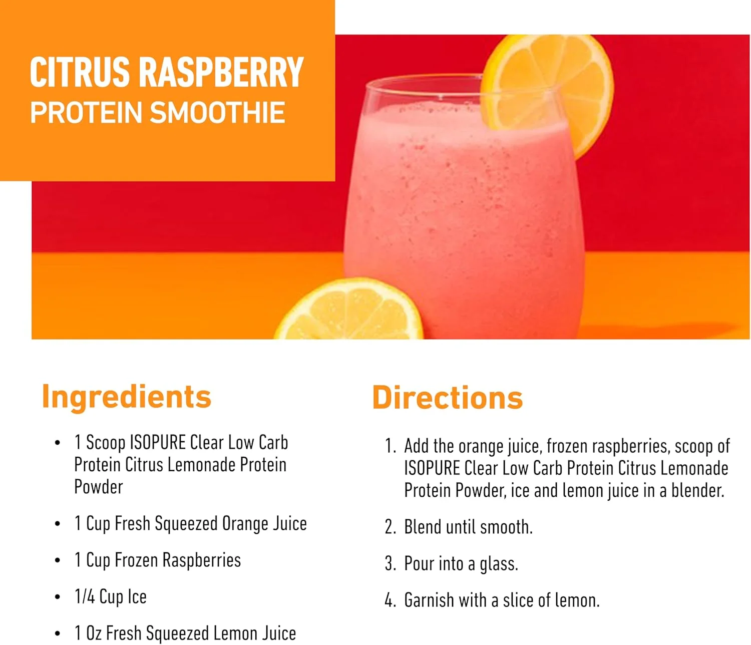 ایزوپیر اینفیوژنز، پودر پروتئین وی ایزوله با طعم میوه ای با طراوت، "به شدت تکان دهید و در یک دقیقه دم بکشد"، لیموناد مرکبات، 36 سروینگ ایزوپیر اینفیوژنز، پودر پروتئین وی ایزوله با طعم میوه ای با طراوت، "به شدت تکان دهید و در یک دقیقه دم بکشد"، لیموناد مرکبات، 36 سروینگ