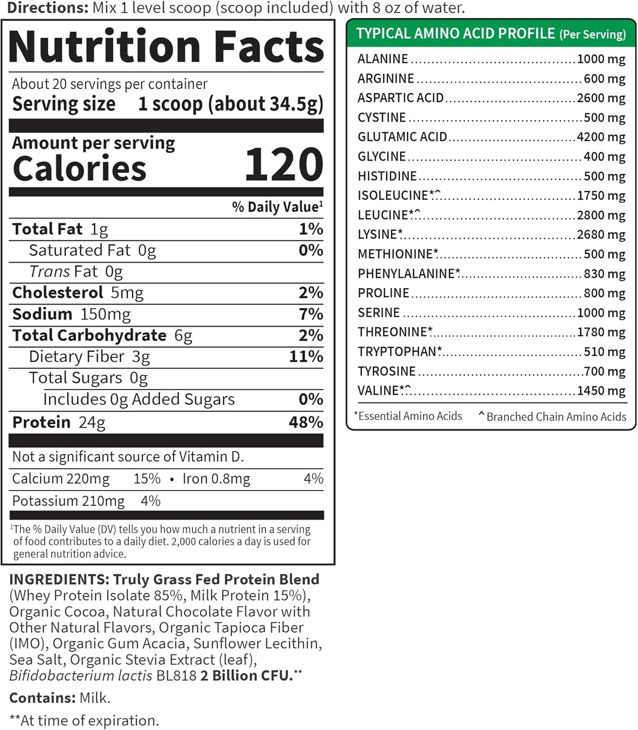 پودر پروتئین وی ایزوله Garden Of Life Sport Certified Grass Fed Clean، شکلاتی، 660 گرم