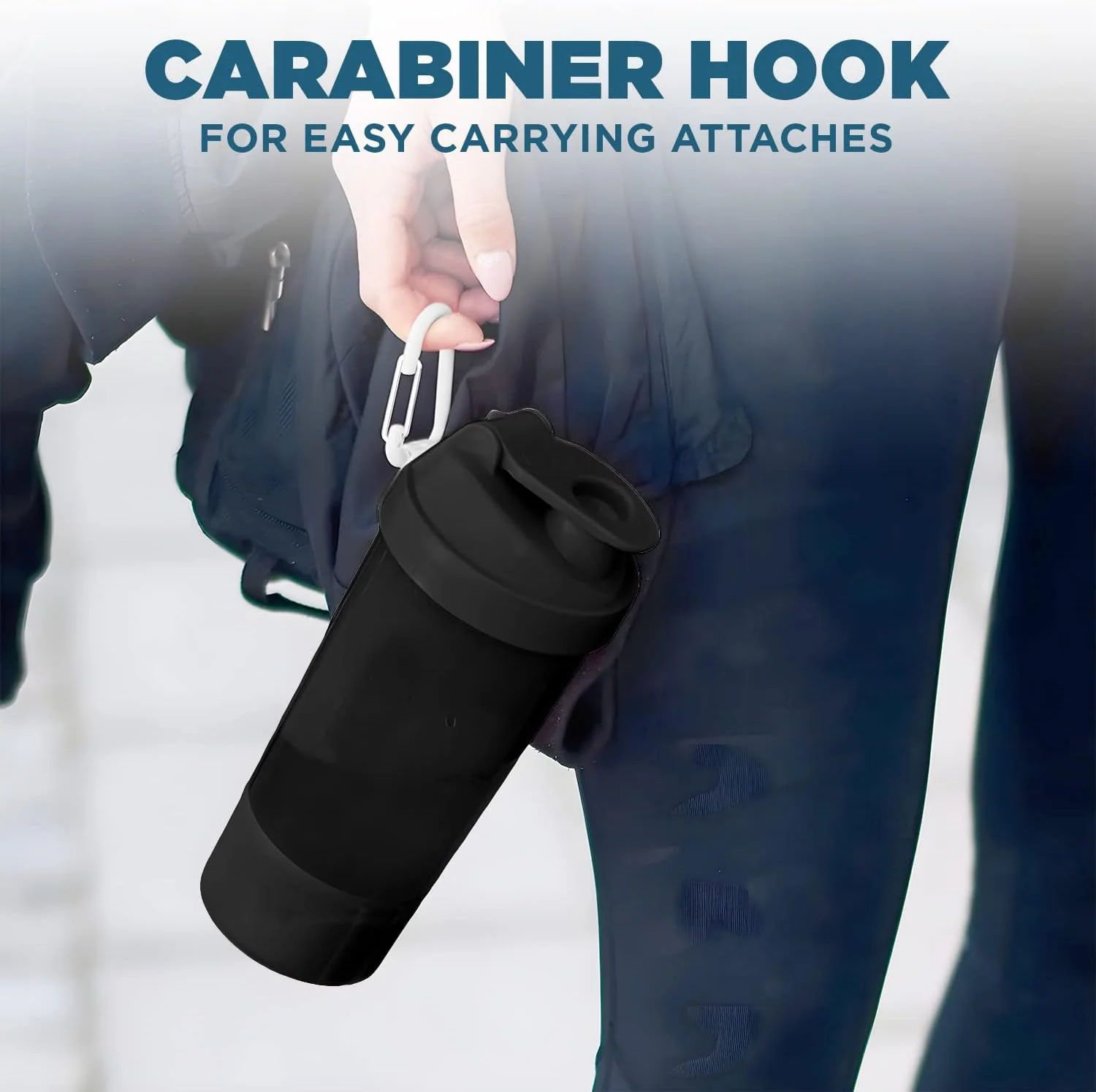 بطری شیکر پروتئین 3 لایه GRAVIT، 550 میلی لیتر، فاقد BPA، لیوان شیکر باشگاه با محفظه نگهداری مکمل و پودر، میکسر ضد نشت برای شیک های پروتئینی، اسموتی ها، قبل از تمرین، دفتر و ورزش (ست 2 تکه، مشکی) بطری شیکر پروتئین 3 لایه GRAVIT، 550 میلی لیتر، فاقد BPA، لیوان شیکر باشگاه با محفظه نگهداری مکمل و پودر، میکسر ضد نشت برای شیک های پروتئینی، اسموتی ها، قبل از تمرین، دفتر و ورزش (ست 2 تکه، مشکی)