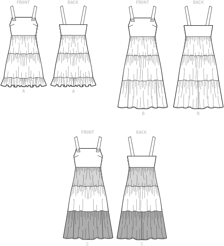 الگوی خیاطی لباس زنانه McCall's، سایز a5 (6-8-10-12-14)، چند رنگ، 2 تکه الگوی خیاطی لباس زنانه McCall's، سایز a5 (6-8-10-12-14)، چند رنگ، 2 تکه