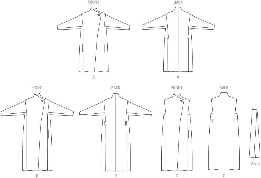 الگوی خیاطی کت و جلیقه یقه بلند زنانه مک کالز، کد طراحی M8438، سایزهای 12-14-16-18-20 الگوی خیاطی کت و جلیقه یقه بلند زنانه مک کالز، کد طراحی M8438، سایزهای 12-14-16-18-20