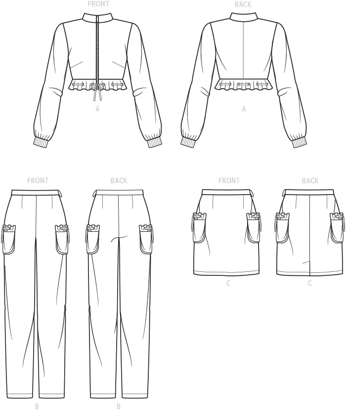 الگوی خیاطی McCall's Know Me ME2004Y5 کت، شلوار و دامن زنانه توسط Duana M. Chandler Y5 (18-20-22-24-26) الگوی خیاطی McCall's Know Me ME2004Y5 کت، شلوار و دامن زنانه توسط Duana M. Chandler Y5 (18-20-22-24-26)