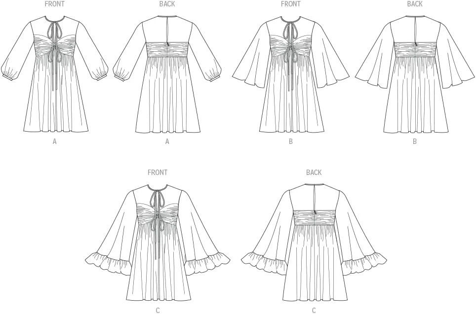 الگوی خیاطی لباس عروسکی زنانه مک کالز M8602Y5، کد طراحی M8602، سایزهای 18-20-22-24-26 الگوی خیاطی لباس عروسکی زنانه مک کالز M8602Y5، کد طراحی M8602، سایزهای 18-20-22-24-26
