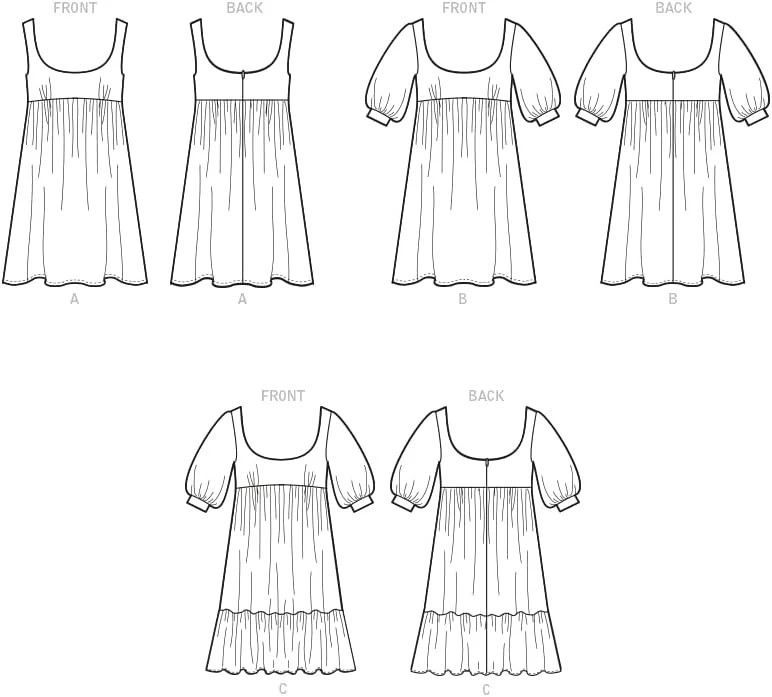 الگوی خیاطی لباس زنانه مک کالز M8197F5، چند رنگ، F5 (16-18-20-22-24) الگوی خیاطی لباس زنانه مک کالز M8197F5، چند رنگ، F5 (16-18-20-22-24)