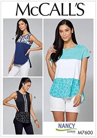 الگوی خیاطی تاپ زنانه مک کالز M7600 (سایز 8-16)