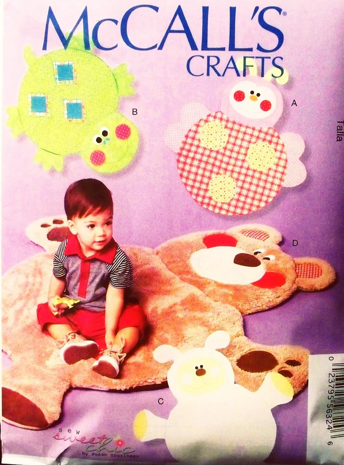 الگوهای خیاطی مک کال M6719 برای دوخت زیرانداز بازی، فقط یک سایز