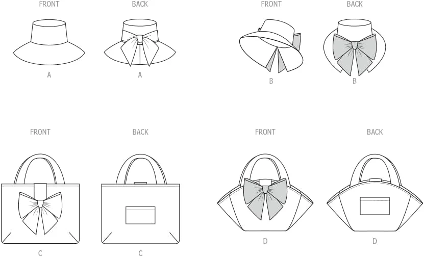 الگوی خیاطی لوازم جانبی مک کالز، چند رنگ الگوی خیاطی لوازم جانبی مک کالز، چند رنگ