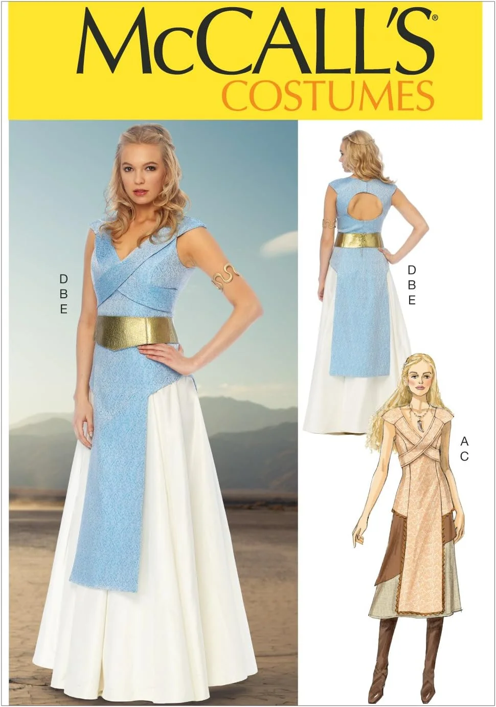 الگوهای خیاطی زنانه شرکت مک کال مدل M6941 AX5، چند رنگ