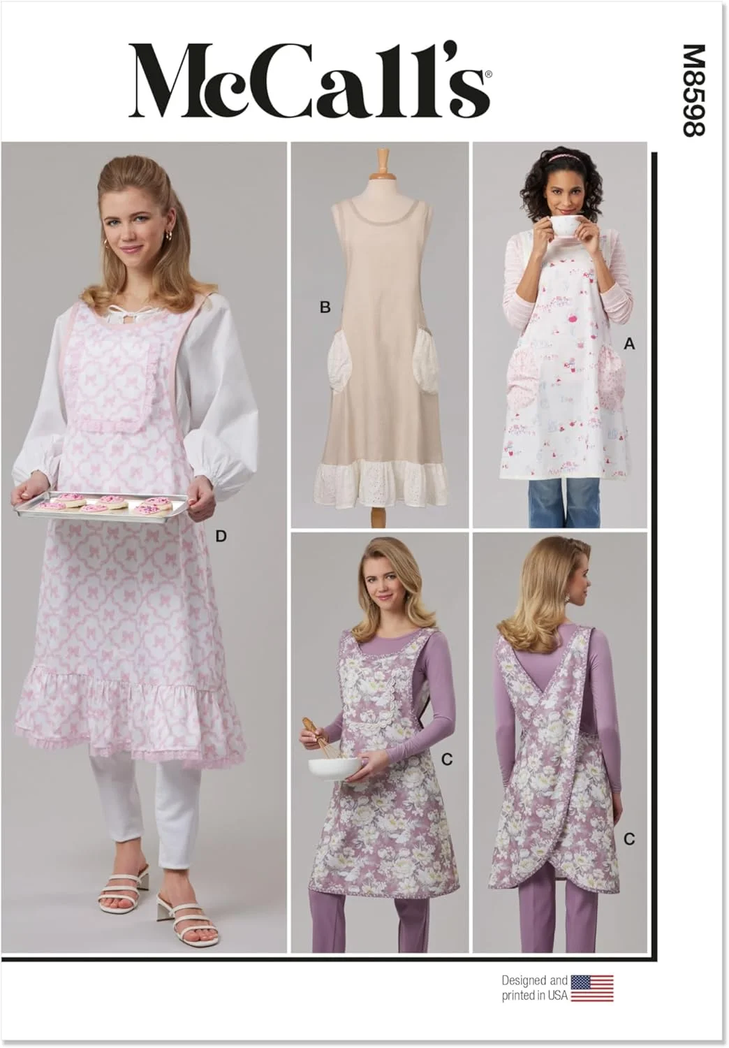 الگوی خیاطی پیش بند McCall's، چند رنگ