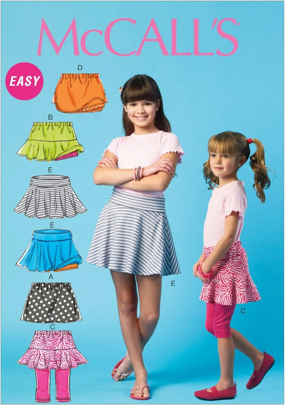 الگوهای خیاطی کودکانه شرکت مک کال مدل M6918 CCE، چند رنگ