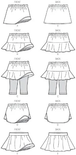 الگوهای خیاطی کودکانه شرکت مک کال مدل M6918 CCE، چند رنگ