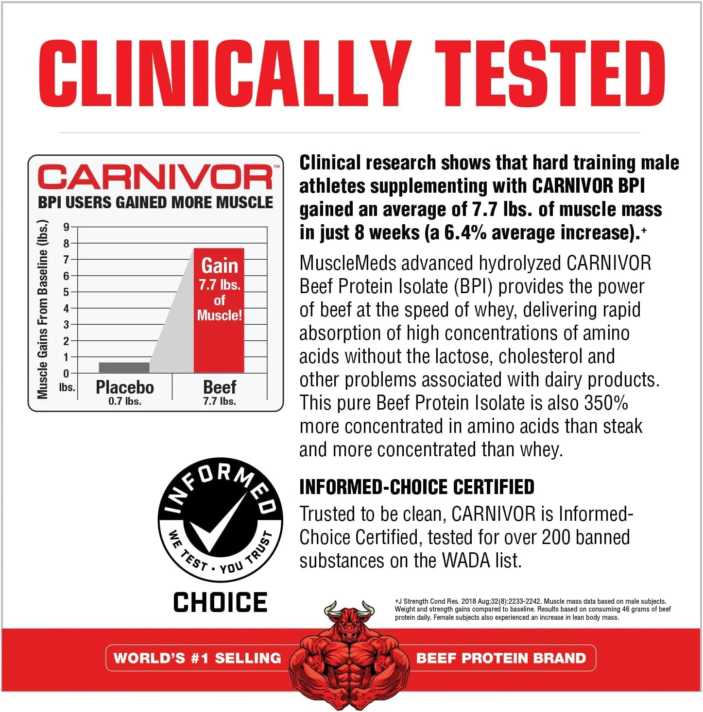 پروتئین ایزوله گوشت گاو هیدرولیز شده MuscleMeds Carnivor، بدون لاکتوز، بدون شکر، بدون چربی، بدون کلسترول، شکلاتی، 2 پوند (بسته بندی ممکن است متفاوت باشد) - حلال پروتئین ایزوله گوشت گاو هیدرولیز شده MuscleMeds Carnivor، بدون لاکتوز، بدون شکر، بدون چربی، بدون کلسترول، شکلاتی، 2 پوند (بسته بندی ممکن است متفاوت باشد) - حلال