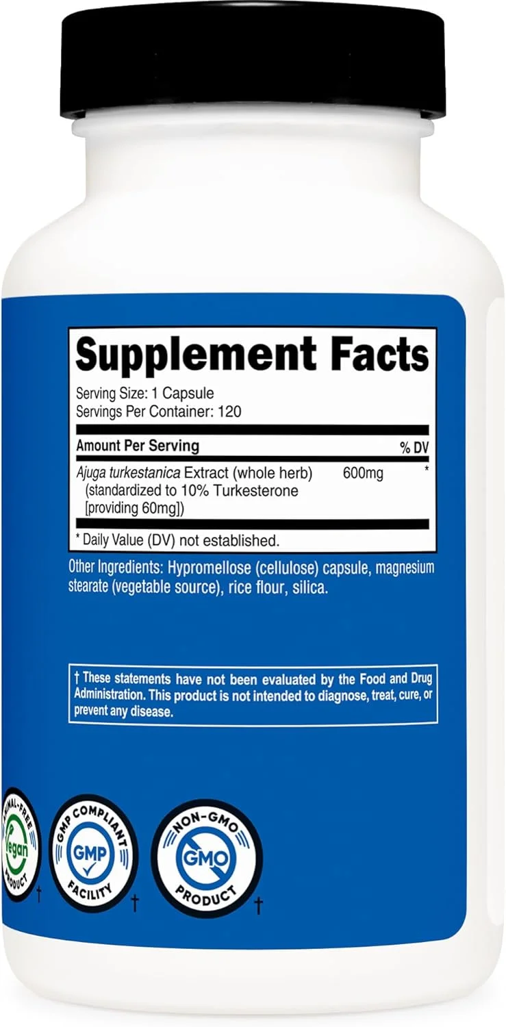 مکمل غذایی تورکسترون نوتریکاست 600 میلیگرم، 120 کپسول - گیاهی، غیر GMO و بدون گلوتن مکمل غذایی تورکسترون نوتریکاست 600 میلیگرم، 120 کپسول - گیاهی، غیر GMO و بدون گلوتن