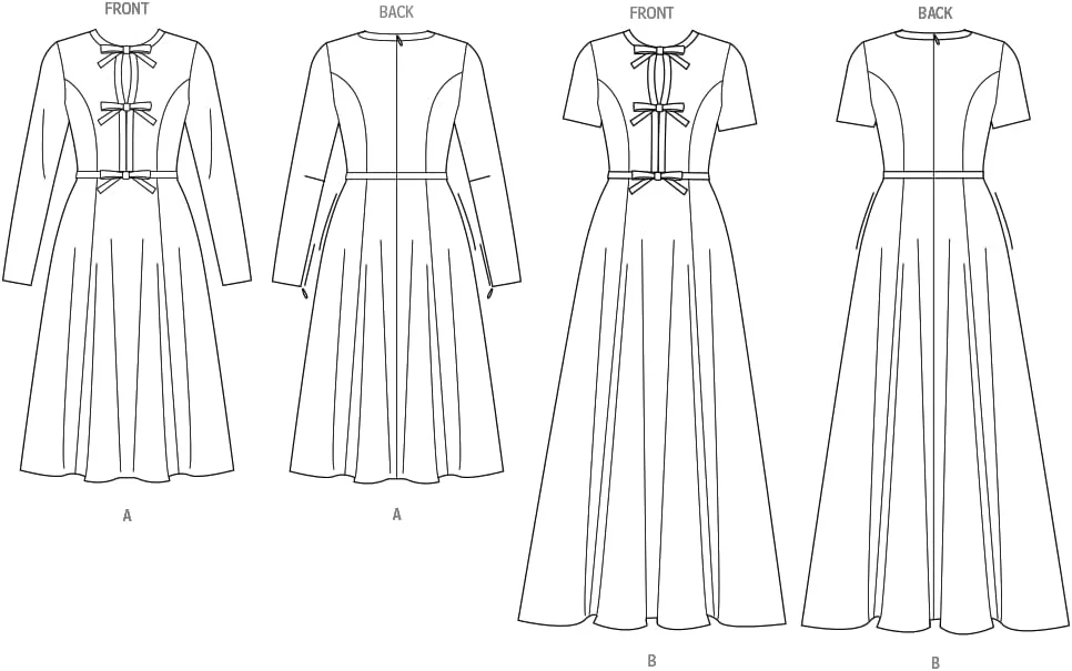 الگوی خیاطی لباس زنانه مدل Vogue V2044B5، طرح V2044، سایزهای 8-10-12-14-16 الگوی خیاطی لباس زنانه مدل Vogue V2044B5، طرح V2044، سایزهای 8-10-12-14-16