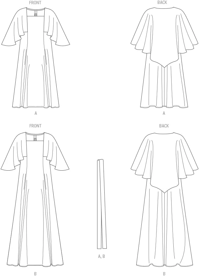 الگوهای Vogue، بسته خیاطی لباس شب زنانه قدیمی دهه 1970، کد طراحی V1947، سایزهای 8-10-12-14-16