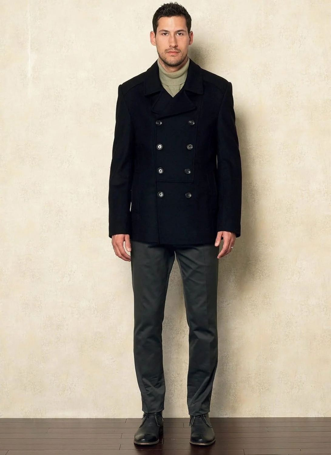 الگوهای Vogue V8940 سایز XX 40-42-44-46 کت و شلوار مردانه، بسته 1 عددی، سفید