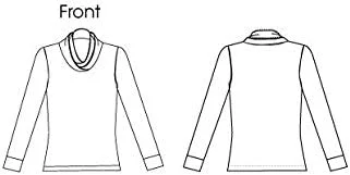 الگوهای Vogue V8793 سایز ZZ بزرگ/خیلی بزرگ/XXL تاپ زنانه