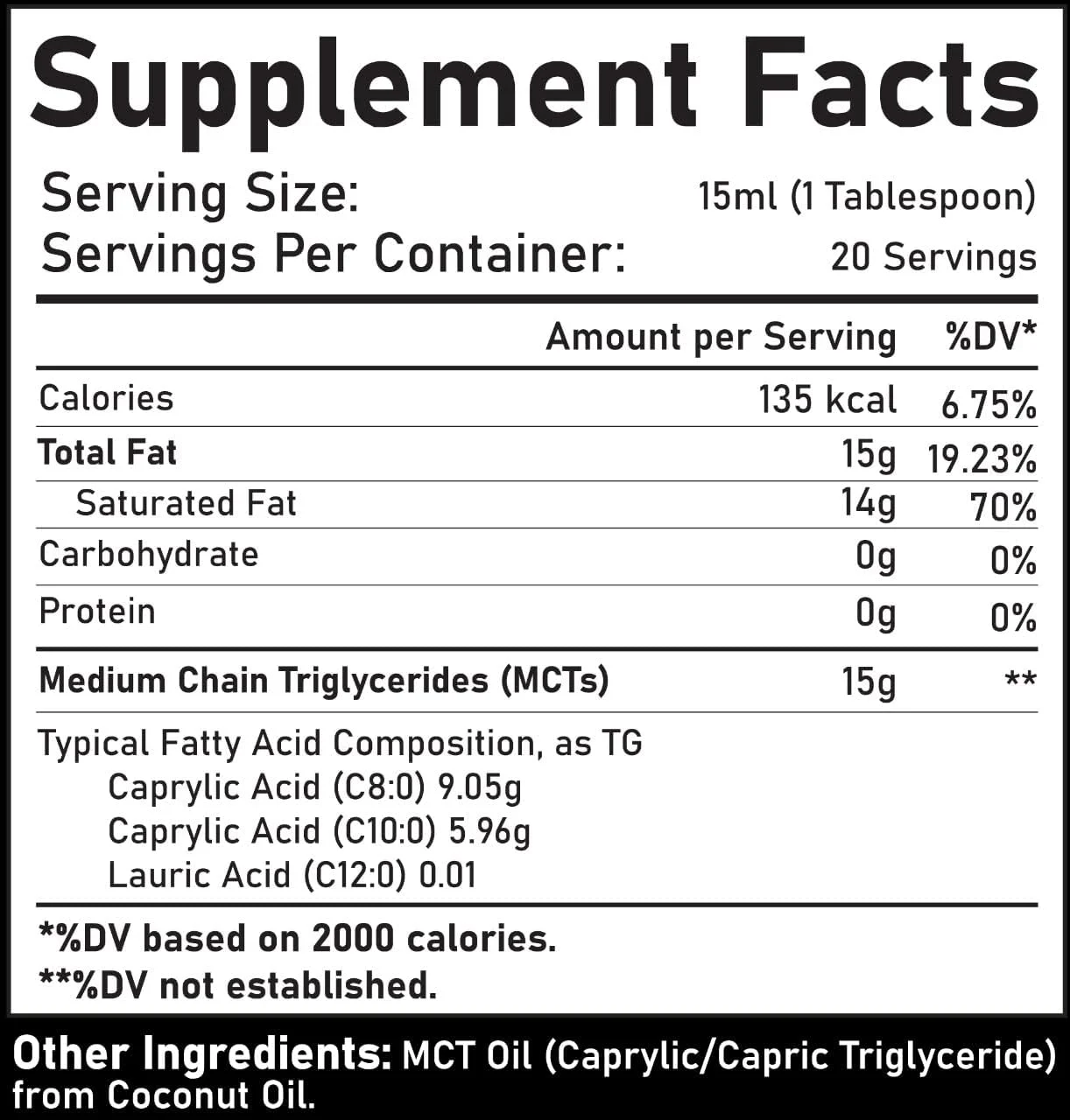 روغن MCT ارگانیک نارگیل NBL NATURAL (300 میلی لیتر) - سوخت کتو برای مغز و بدن - بدون طعم، گیاهی، بدون گلوتن و لبنیات - روغن نارگیل ممتاز برای حمایت از انرژی ذهنی، مکمل غذایی