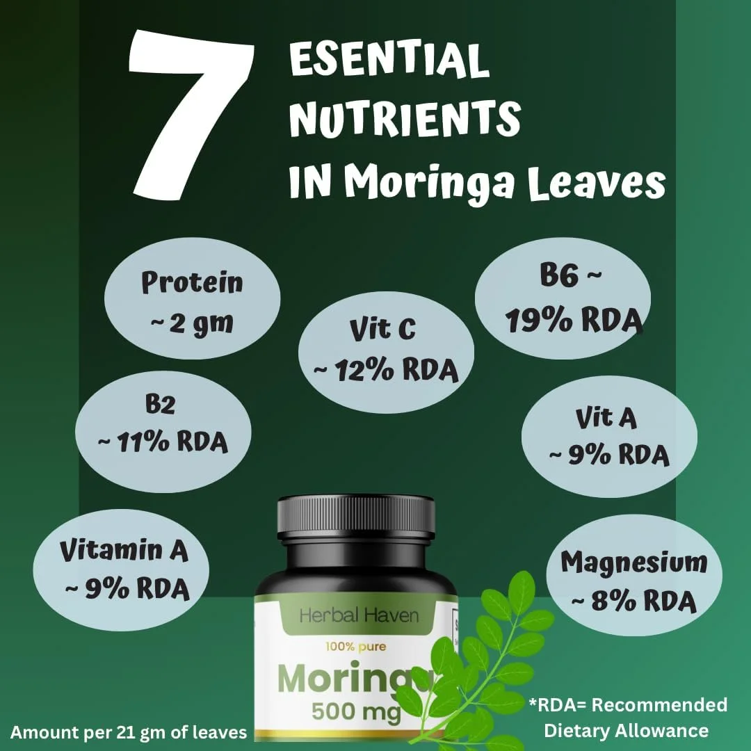 مکمل مورینگا هربال هیون 500 میلی گرم، 120 کپسول گیاهی، مکمل غذایی حاوی آنتی اکسیدان مکمل مورینگا هربال هیون 500 میلی گرم، 120 کپسول گیاهی، مکمل غذایی حاوی آنتی اکسیدان