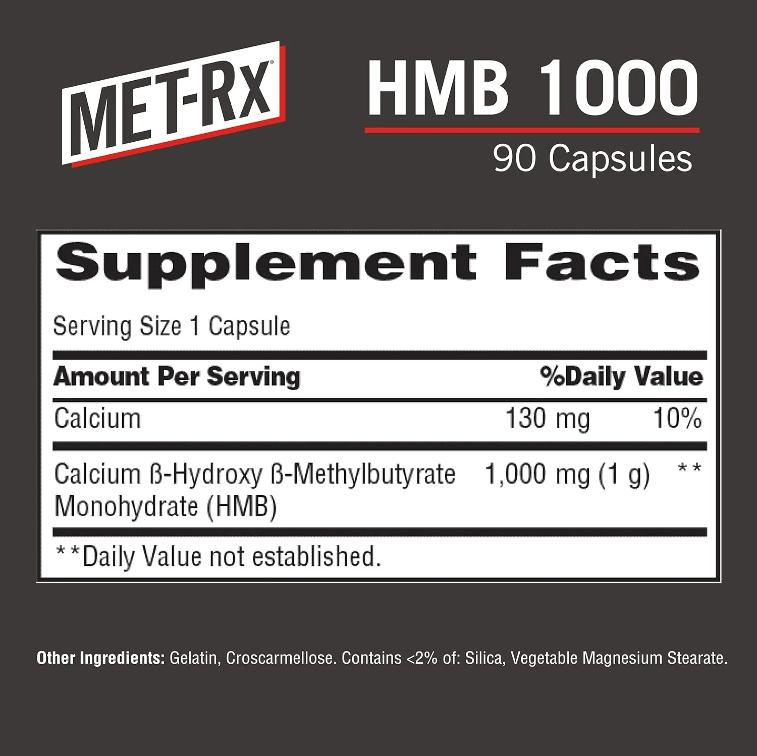 کپسول مکمل غذایی MET-Rx HMB 1000، تعداد 90 عدد