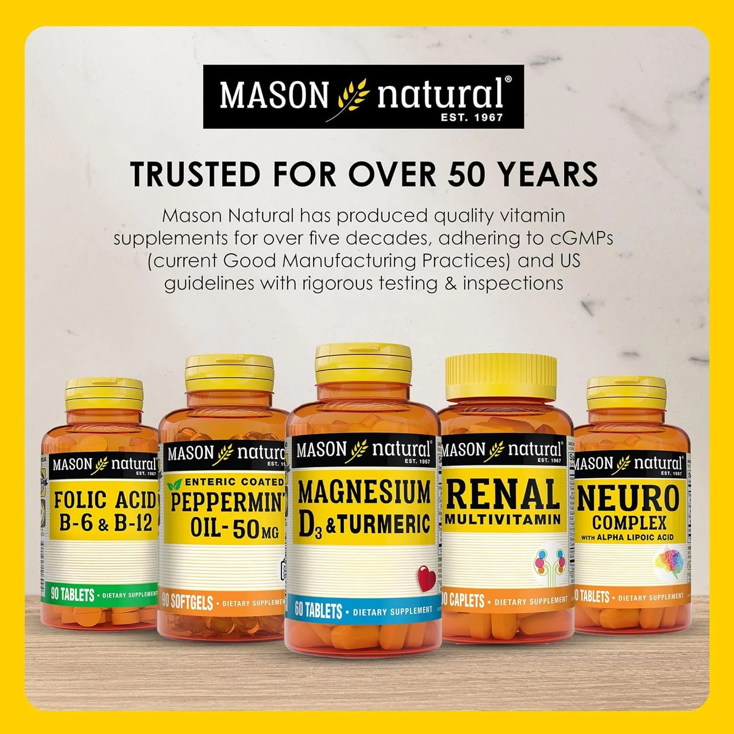 میسون نچرال، قرص های منیزیم و ویتامین D3 با زردچوبه، 60 عدد، مکمل غذایی گیاهی با ویتامین ها، پشتیبانی از سلامت و تندرستی کلی، پشتیبانی از سلامت قلب و سیستم ایمنی میسون نچرال، قرص های منیزیم و ویتامین D3 با زردچوبه، 60 عدد، مکمل غذایی گیاهی با ویتامین ها، پشتیبانی از سلامت و تندرستی کلی، پشتیبانی از سلامت قلب و سیستم ایمنی