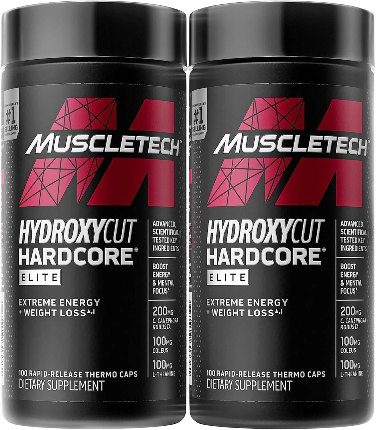 قرص های کاهش وزن برای زنان و مردان | Hydroxycut Elite | قرص های مکمل کاهش وزن | قرص های کاهش وزن + انرژی | تقویت کننده متابولیسم برای کاهش وزن | 100 عدد (بسته 2 عددی)