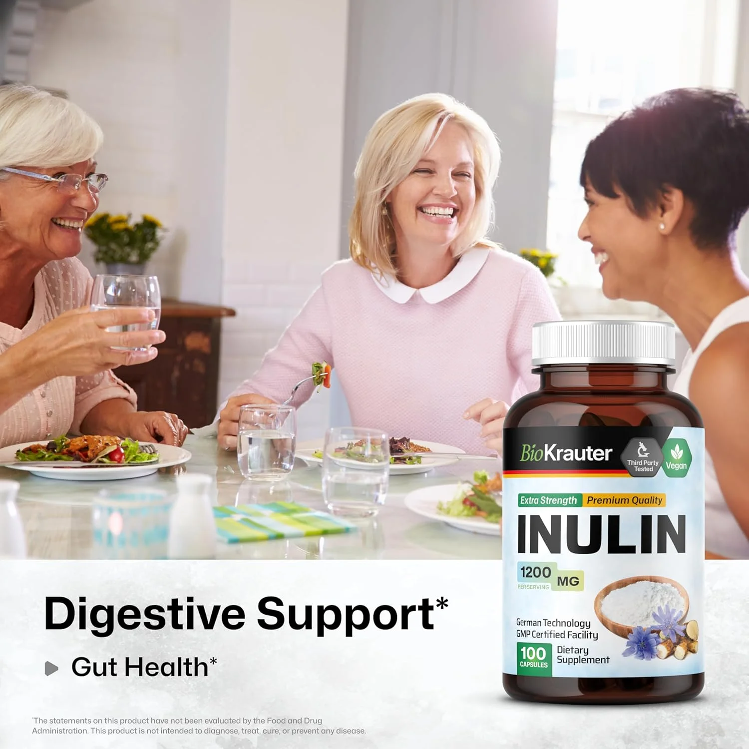 کپسول های اینولین - مکمل پودر ریشه کاسنی ارگانیک - ممکن است عملکرد گوارشی، سلامت روده و مدیریت وزن را بهبود بخشد - پشتیبانی از معده غنی از فیبر غذایی، پری بیوتیک - 100 کپسول کپسول های اینولین - مکمل پودر ریشه کاسنی ارگانیک - ممکن است عملکرد گوارشی، سلامت روده و مدیریت وزن را بهبود بخشد - پشتیبانی از معده غنی از فیبر غذایی، پری بیوتیک - 100 کپسول