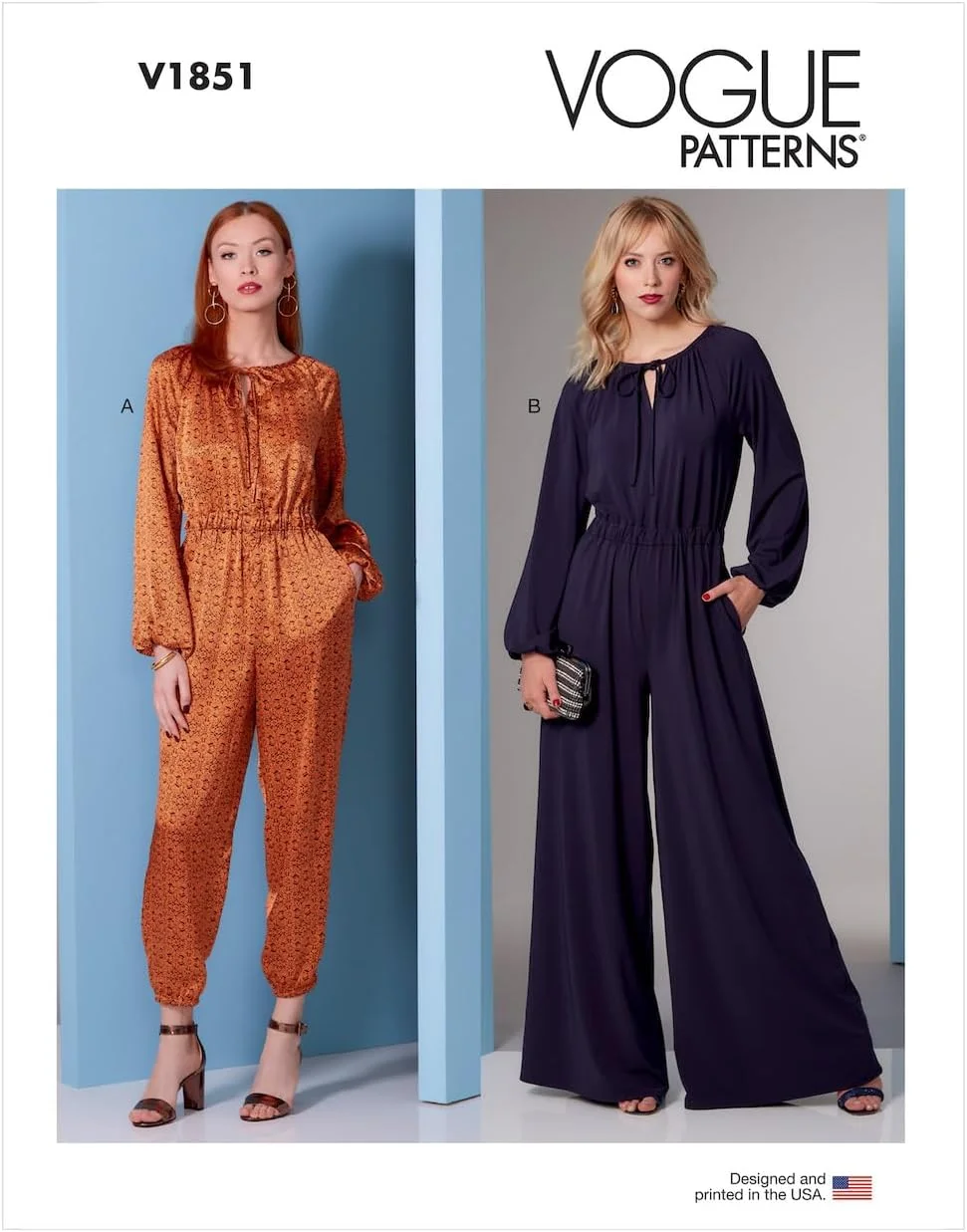 الگوهای خیاطی Vogue V1851A لباس ورزشی زنانه A (XS-S-M-L-XL)