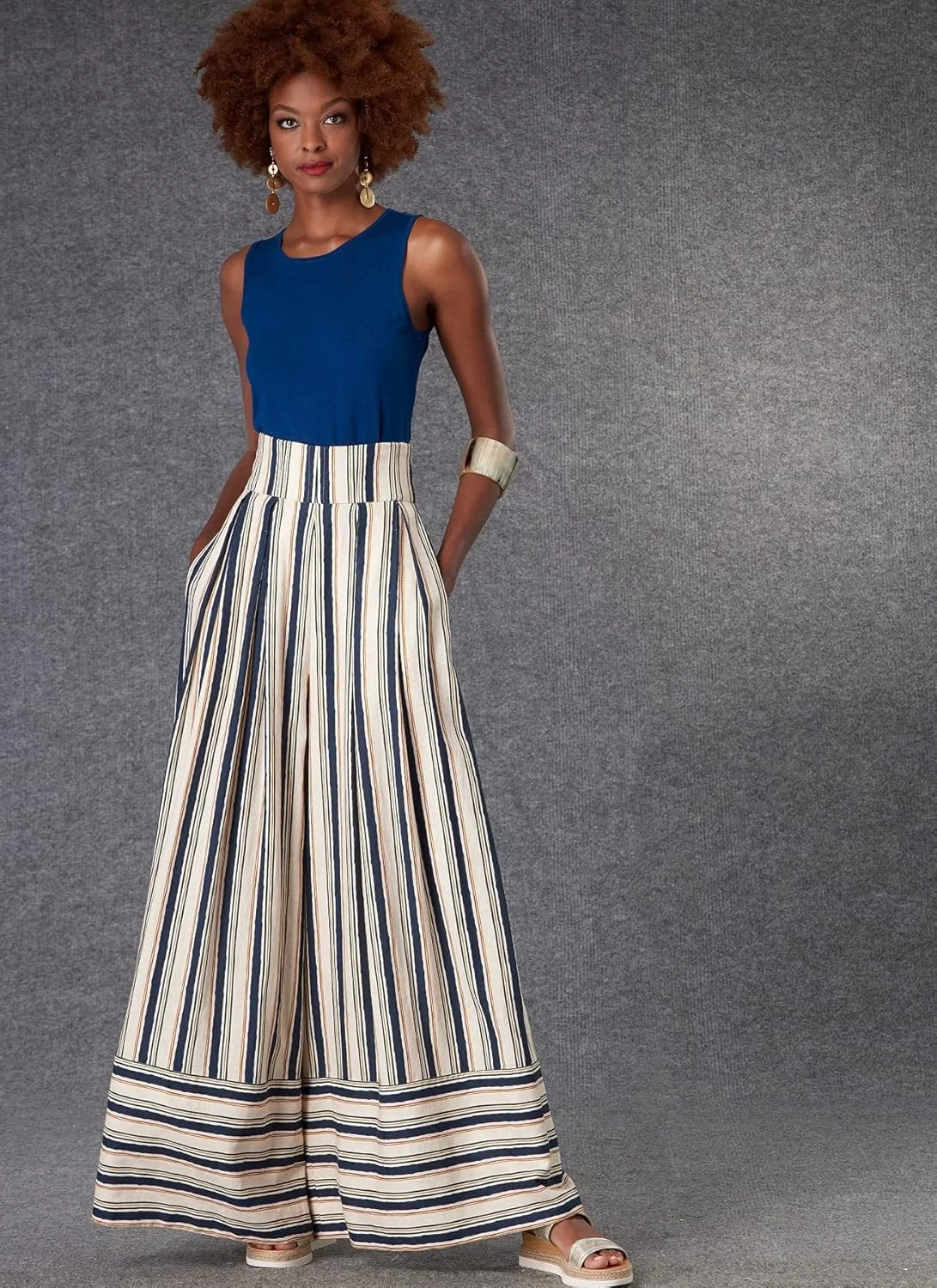 الگوهای Vogue V1789B5 دامن/شلوار زنانه B5 (8-10-12-14-16)