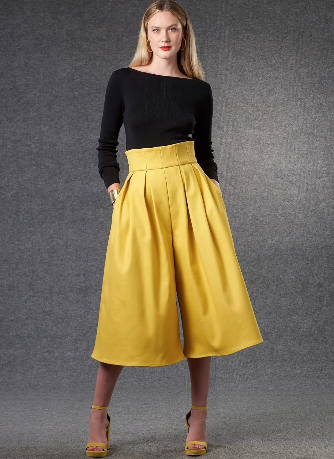 الگوهای Vogue V1789B5 دامن/شلوار زنانه B5 (8-10-12-14-16)