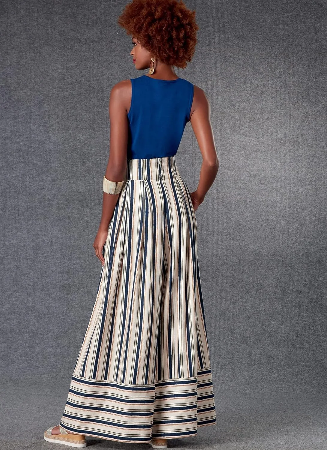 الگوهای Vogue V1789B5 دامن/شلوار زنانه B5 (8-10-12-14-16)