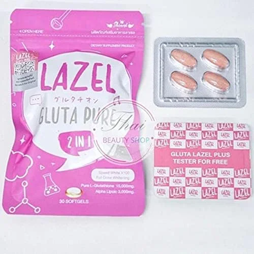 مکمل غذایی گلوتا فروزن لازل گلوتا پیور 2 در 1 (30 سافت ژل)
