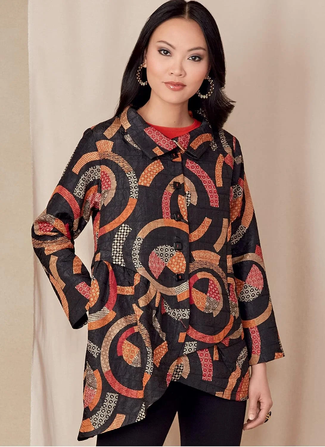 الگوهای Vogue V1817F5 ژاکت زنانه F5 (16-18-20-22-24)، کاغذی