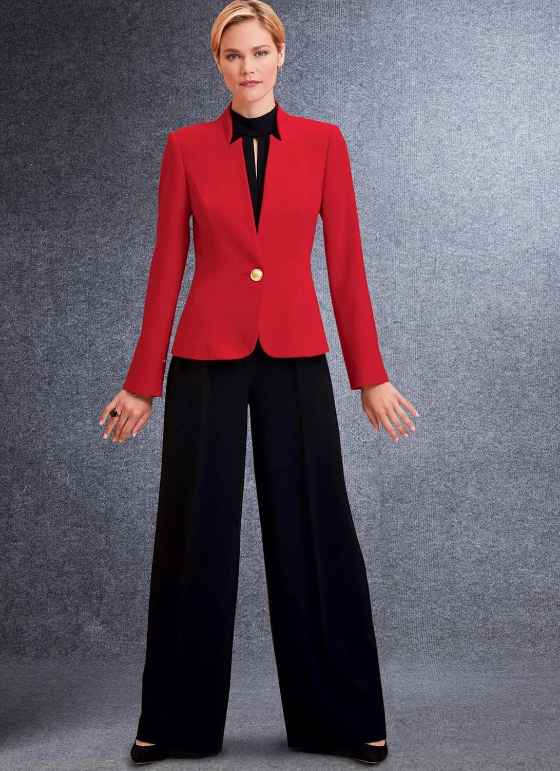 الگوهای Vogue V1741A5 لباس ورزشی زنانه، سفید، A5 (6-8-10-12-14)