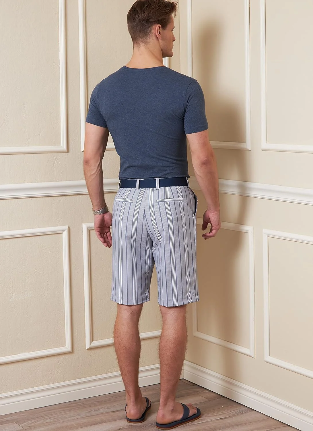 الگوهای خیاطی مردانه وگ: شلوارک، دامن/شلوار چند رنگ 2 تکه