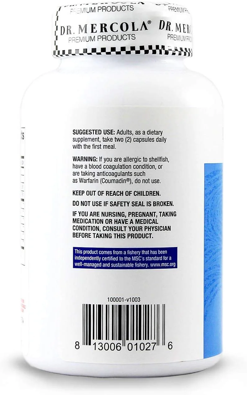روغن کریل قطب جنوب دکتر مرcola، 90 سروینگ (180 کپسول)، مکمل غذایی، پشتیبانی از سلامت اندام ها، استخوان ها و مفاصل، غیر GMO، دارای گواهی MSC روغن کریل قطب جنوب دکتر مرcola، 90 سروینگ (180 کپسول)، مکمل غذایی، پشتیبانی از سلامت اندام ها، استخوان ها و مفاصل، غیر GMO، دارای گواهی MSC