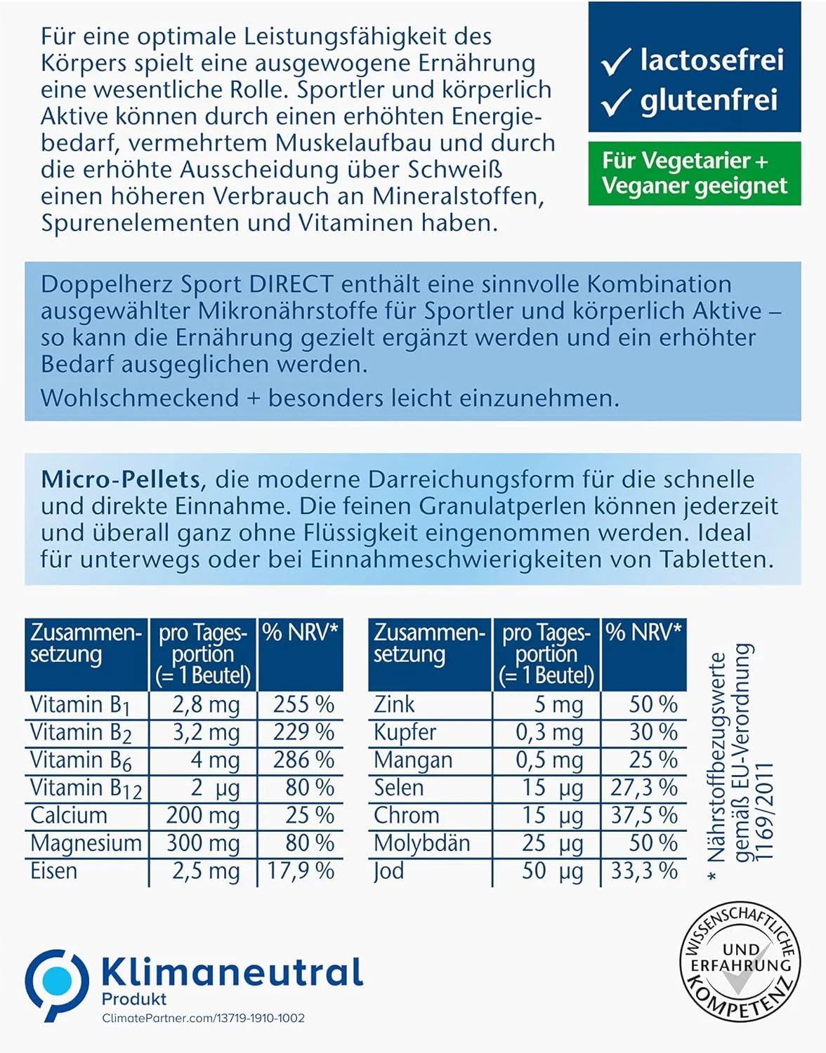 دوپلهرز اسپورت دایرکت با طعم پرتقال - مکمل غذایی حاوی ویتامینهای B و مواد معدنی برای ورزشکاران و افراد فعال بدنی - 20 سروینگ (20 عدد میکرو پلت = 40 گرم) دوپلهرز اسپورت دایرکت با طعم پرتقال - مکمل غذایی حاوی ویتامینهای B و مواد معدنی برای ورزشکاران و افراد فعال بدنی - 20 سروینگ (20 عدد میکرو پلت = 40 گرم)