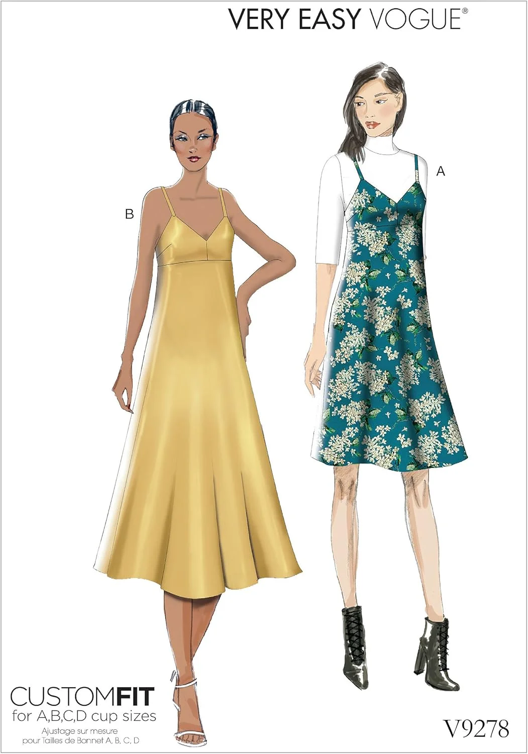 الگوهای Vogue، لباس زنانه، کاغذی، چند رنگ، 15 x 0.5 x 22 سانتی متر