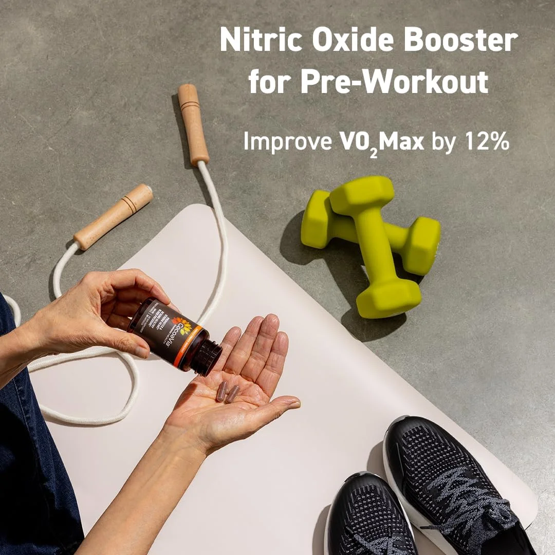 مکمل سلامت قلب CocoaVia، 30 روزه، 500 میلی گرم فلاونول های کاکائو، حمایت از سلامت قلب، افزایش اکسید نیتریک، گردش خون، انرژی، وگان، شکلات تلخ، 60 کپسول مکمل سلامت قلب CocoaVia، 30 روزه، 500 میلی گرم فلاونول های کاکائو، حمایت از سلامت قلب، افزایش اکسید نیتریک، گردش خون، انرژی، وگان، شکلات تلخ، 60 کپسول