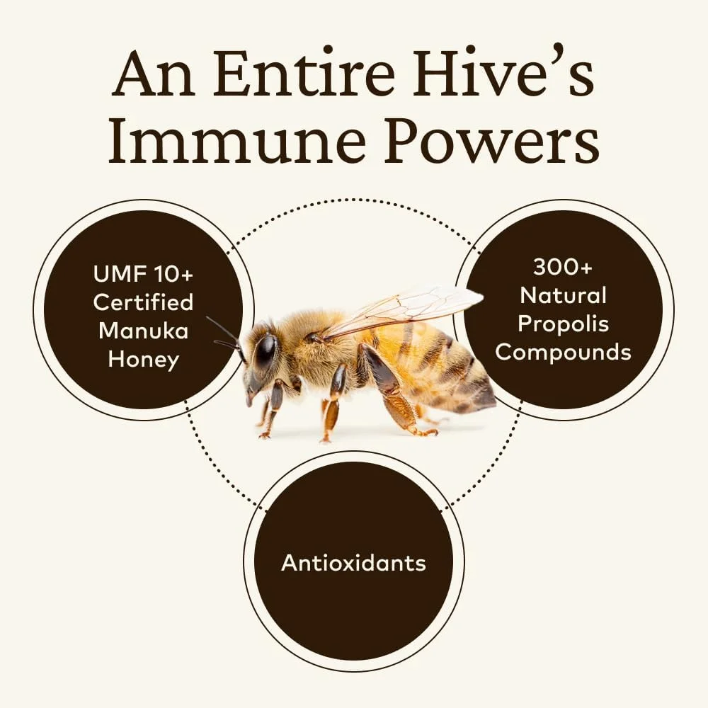 اسپری تسکین دهنده گلو پروپولیس کامویتا، طعم نعناع آرامش بخش با عسل مانوکا UMF 10+ - پشتیبانی طبیعی از سیستم ایمنی، آنتی اکسیدان، مکمل غذایی، 20 میلی لیتر اسپری تسکین دهنده گلو پروپولیس کامویتا، طعم نعناع آرامش بخش با عسل مانوکا UMF 10+ - پشتیبانی طبیعی از سیستم ایمنی، آنتی اکسیدان، مکمل غذایی، 20 میلی لیتر