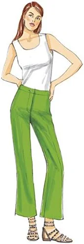 الگوهای Vogue 9181، شلوار زنانه، سایزهای 6-14، چند رنگ، A5 (6-8-10-12-14)