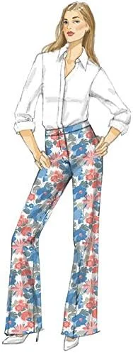 الگوهای Vogue 9181، شلوار زنانه، سایزهای 6-14، چند رنگ، A5 (6-8-10-12-14)