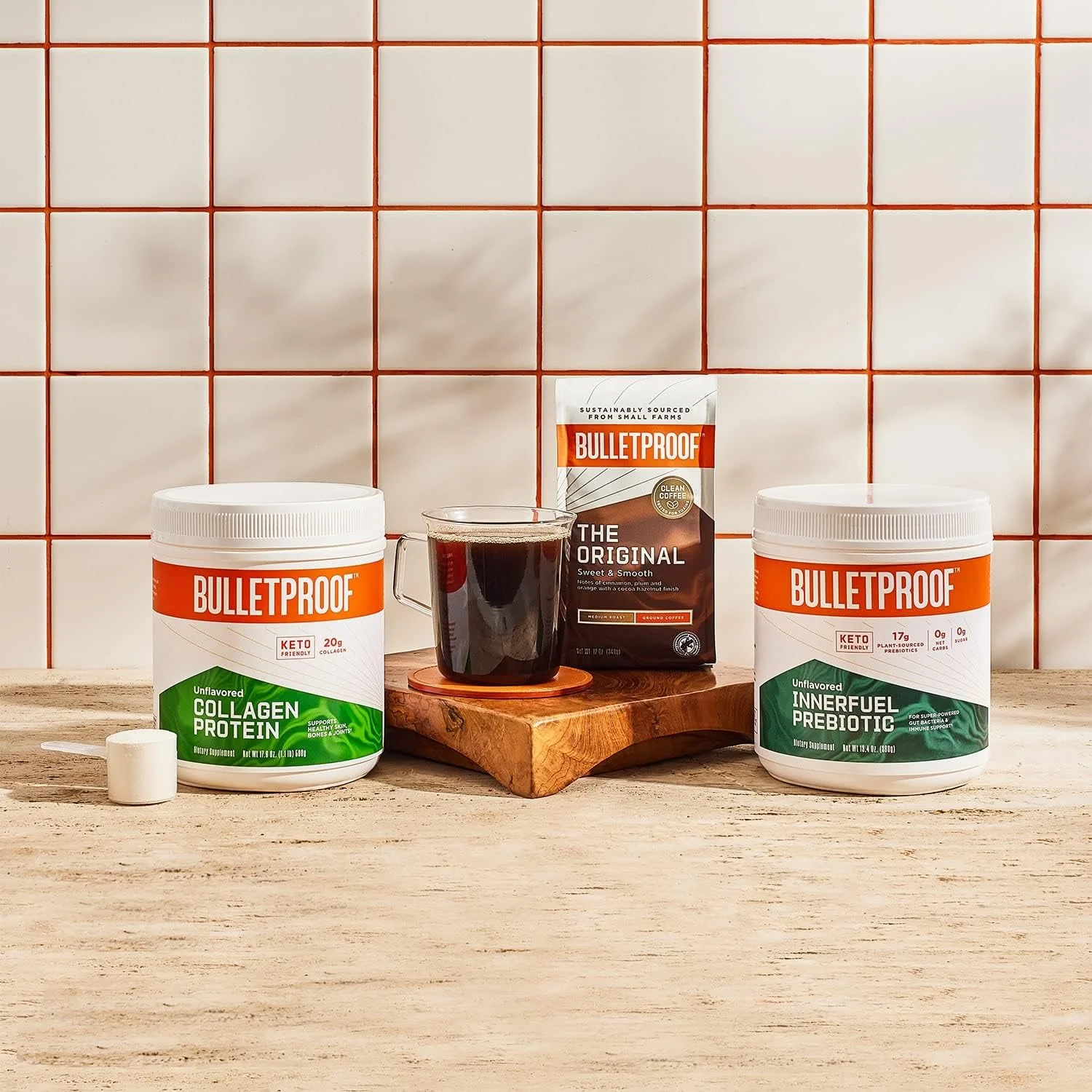 پودر پری بیوتیک گیاهی Bulletproof Inner Fuel برای تغذیه باکتری های مفید روده، سلامت دستگاه گوارش و تقویت سیستم ایمنی پودر پری بیوتیک گیاهی Bulletproof Inner Fuel برای تغذیه باکتری های مفید روده، سلامت دستگاه گوارش و تقویت سیستم ایمنی