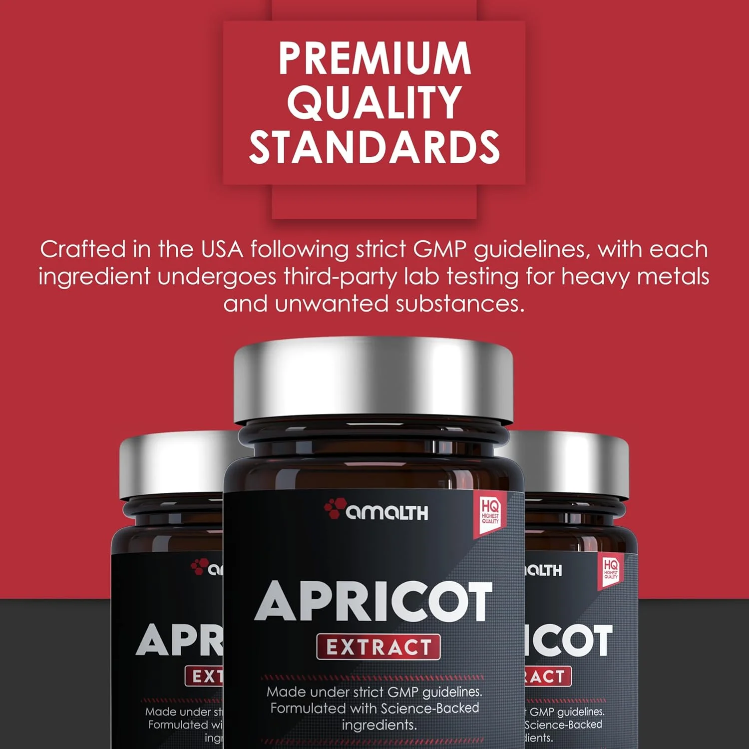 مکمل های غذایی پودر عصاره دانه زردآلو آمالث برای تقویت سلامت عمومی، 5000 میلی گرم - 90 کپسول مکمل های غذایی پودر عصاره دانه زردآلو آمالث برای تقویت سلامت عمومی، 5000 میلی گرم - 90 کپسول