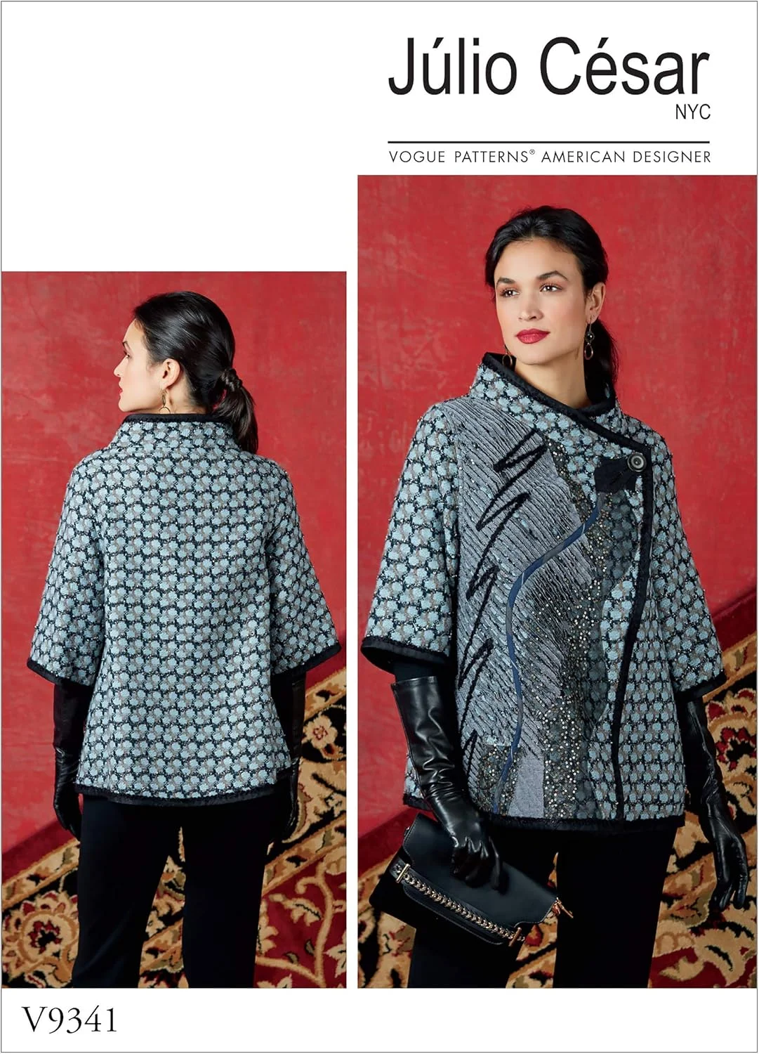 الگوهای Vogue McCall's V9341، الگوی خیاطی، قالب، کاغذی، سفید، XS-S-M