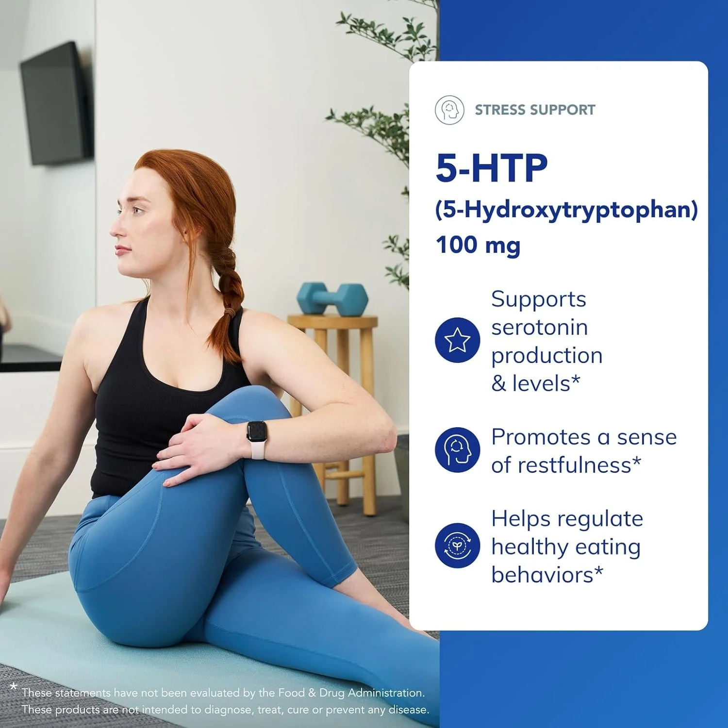 - 5-HTP (5-هیدروکسی تریپتوفان) 100 میلی گرم - مکمل غذایی ضد حساسیت برای تقویت سنتز سروتونین - 180 کپسول