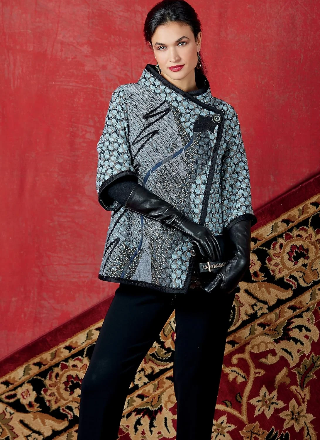 الگوهای Vogue McCall's V9341، الگوی خیاطی، قالب، کاغذی، سفید، XS-S-M