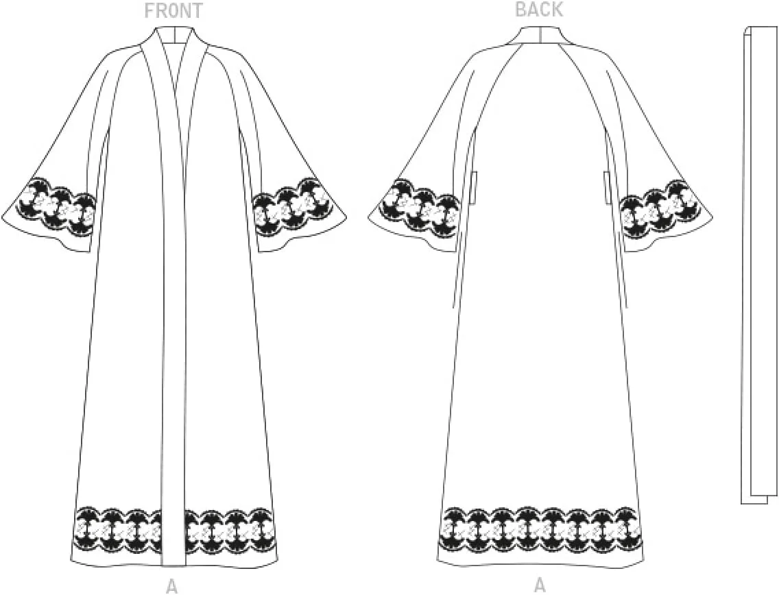 الگوهای Vogue، کیت خیاطی لباس راحتی گشاد زنانه، کمربند، تاپ رکابی، زیرپوش، شورت و شلوار، کد V1834، سایزهای 8-10-12-14-16، چند رنگ