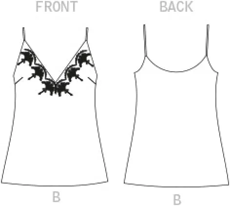 الگوهای Vogue، کیت خیاطی لباس راحتی گشاد زنانه، کمربند، تاپ رکابی، زیرپوش، شورت و شلوار، کد V1834، سایزهای 8-10-12-14-16، چند رنگ