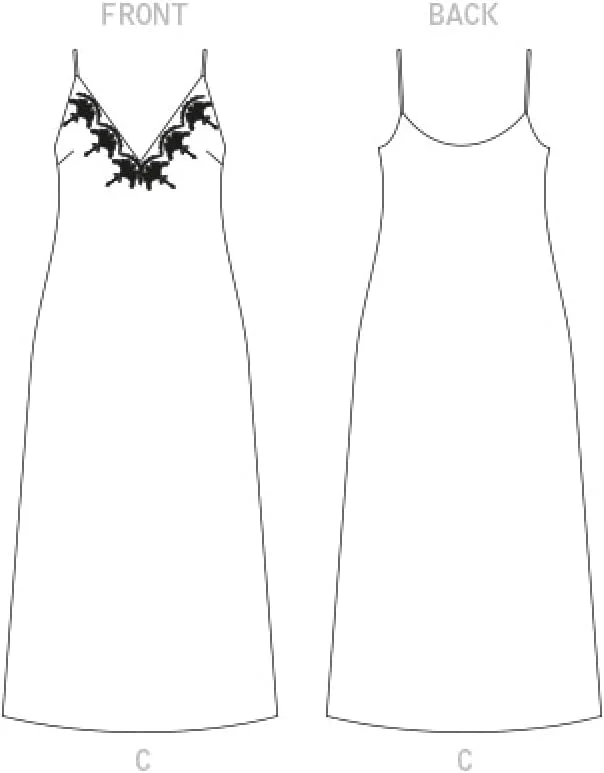 الگوهای Vogue، کیت خیاطی لباس راحتی گشاد زنانه، کمربند، تاپ رکابی، زیرپوش، شورت و شلوار، کد V1834، سایزهای 8-10-12-14-16، چند رنگ